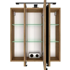 Wohnen Badezimmer Komplett*60 cm Waschplatz & Unterschrank - Arazony (dreiteilig)