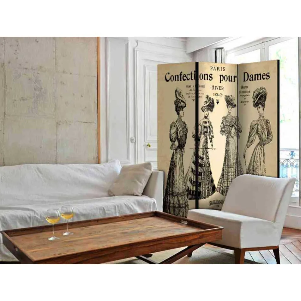 Wohnen 3 Elemente Paravent für Ankleidezimmer - Elefontra