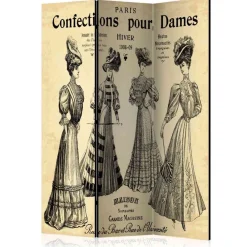 Wohnen 3 Elemente Paravent für Ankleidezimmer - Elefontra