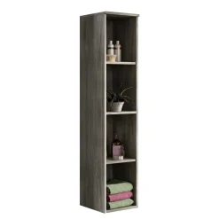 Wohnen Badregale*4 Fächer Badezimmerregal für die Wand - Loritana