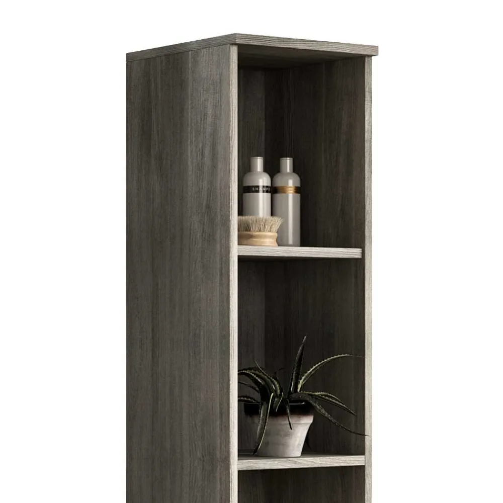 Wohnen Badregale*4 Fächer Badezimmerregal für die Wand - Loritana