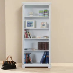 Wohnen Wohnzimmer-Regale|Esszimmerregale*5 Fächer Regal in Antikweiß - Vicina