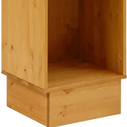 Wohnen Vitrinen|Wohnzimmer-Vitrinen*3 Fächer Standregal aus Kiefernholz - Fausanda