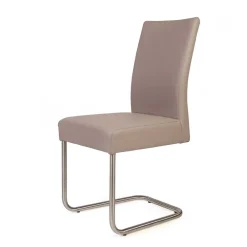 Wohnen Küchenstühle|Esszimmerstühle*2 Freischwinger Stühle in Beige - Nandora (2er Set)