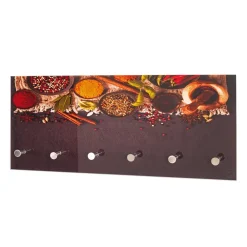 Wohnen 6 Haken Glasgarderobe mit Foto Druck - Aramova