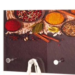 Wohnen 6 Haken Glasgarderobe mit Foto Druck - Aramova