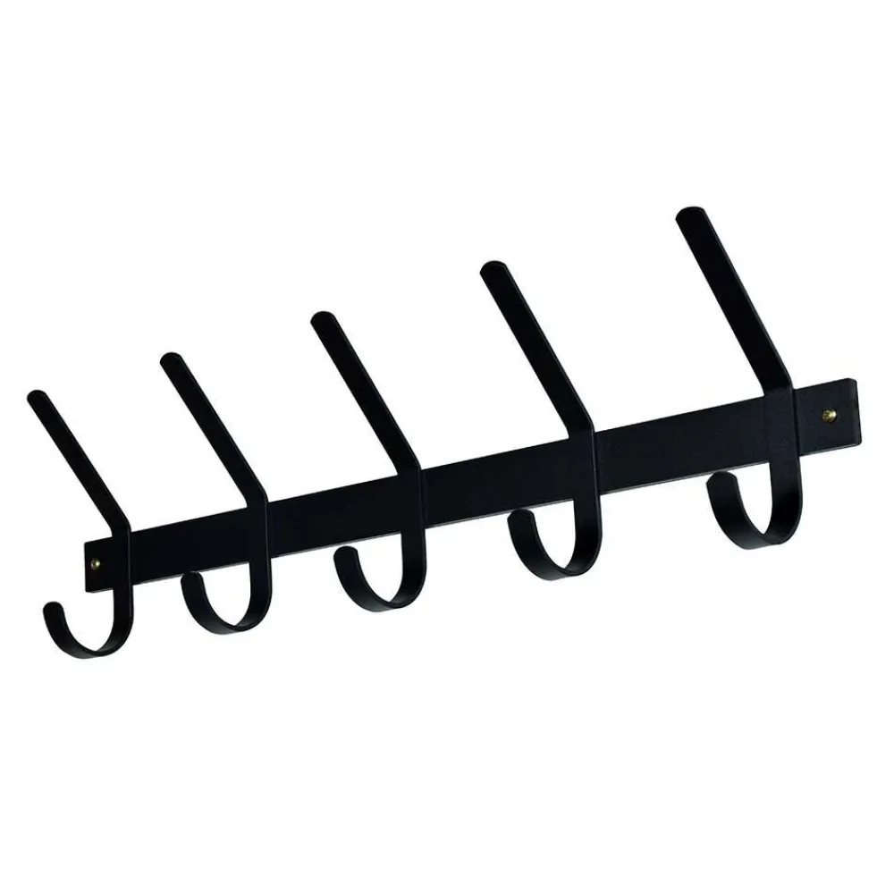 Wohnen Bürogarderoben*5 Haken Wand-Garderobe aus Stahl - Soera