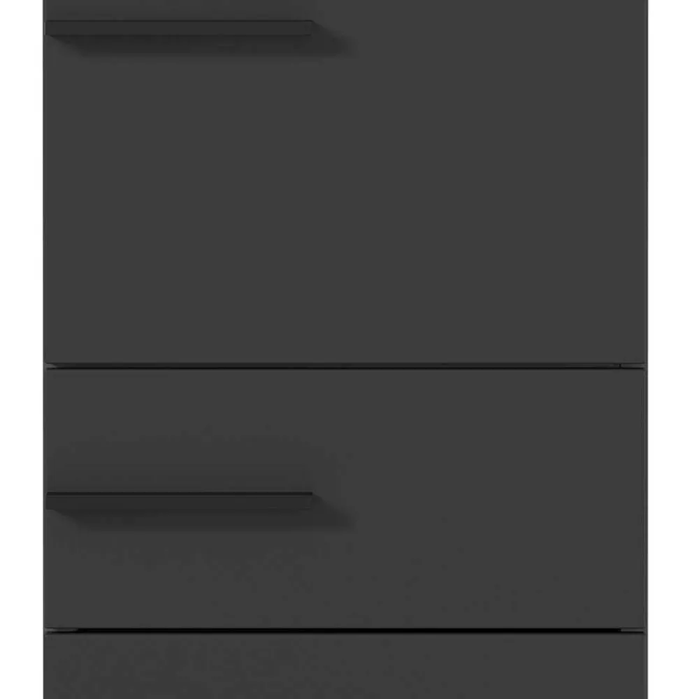 Wohnen 1,90 m Bad Hochschrank in Dunkelgrau - Lucrino