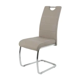 Wohnen Wohnzimmerstühle*2 oder 4 Essstühle in Kunstleder Beige - Banda (Set)