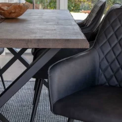 Wohnen Küchen-Essgruppen|Esszimmer Komplett*6 Personen Essplatz mit Designtisch - Zenya (siebenteilig)