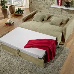 Wohnen Schlafsofas*2 Personen Funktionssofa in Beige - Victoria