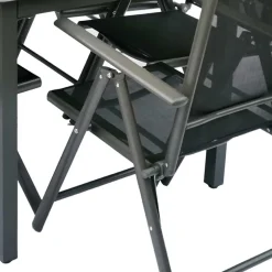 Wohnen Balkonmöbel|Terrassenmöbel*8 Personen Garten-Sitzgruppe Set - Micaelo (neunteilig)