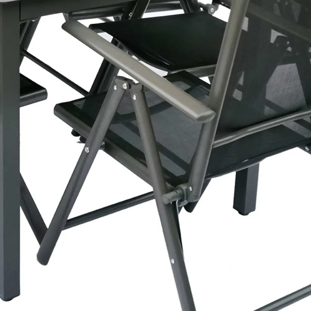 Wohnen Balkonmöbel|Terrassenmöbel*8 Personen Garten-Sitzgruppe Set - Micaelo (neunteilig)