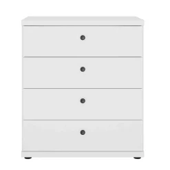 Wohnen Flurkommoden*4 Schubladen Kommode mit Metallgriffen - Flinn