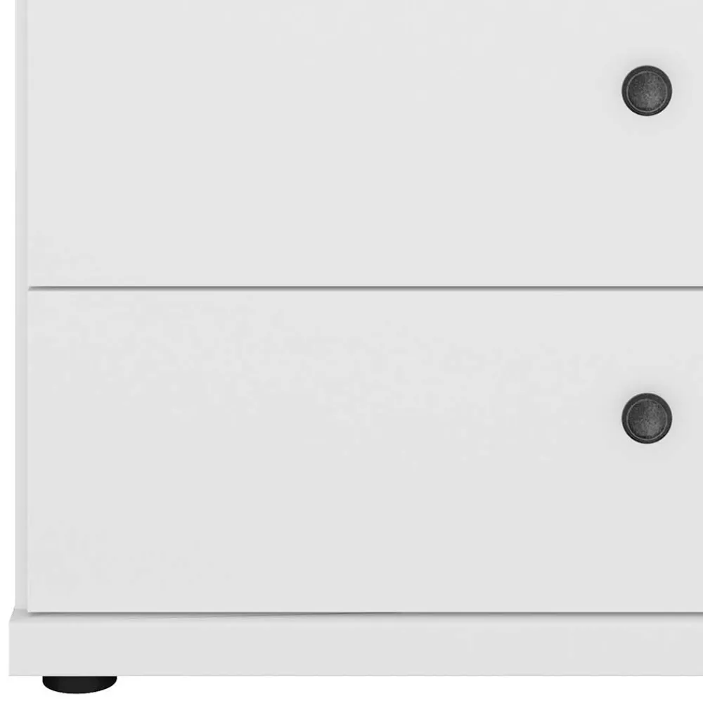 Wohnen Flurkommoden*4 Schubladen Kommode mit Metallgriffen - Flinn