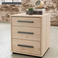 Wohnen 3 Schubladen Nachtschrank modern - Licruva