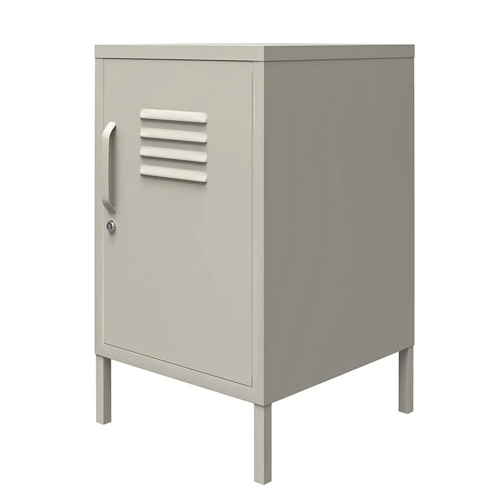 Wohnen Kommoden|Nachttische*Abschließbare Türen-Kommode im Spind Look - Melanje