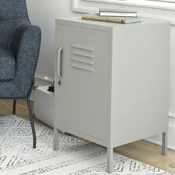 Wohnen Kommoden|Nachttische*Abschließbare Türen-Kommode im Spind Look - Melanje