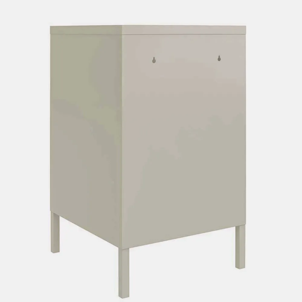 Wohnen Kommoden|Nachttische*Abschließbare Türen-Kommode im Spind Look - Melanje