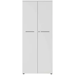 Wohnen Abschließbarer Akten Büroschrank in Lichtgrau - Ofledio