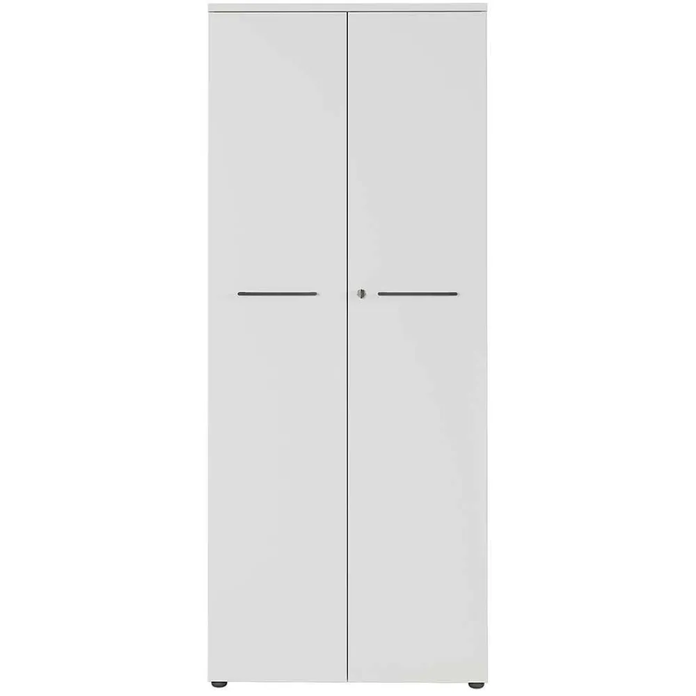 Wohnen Abschließbarer Akten Büroschrank in Lichtgrau - Ofledio