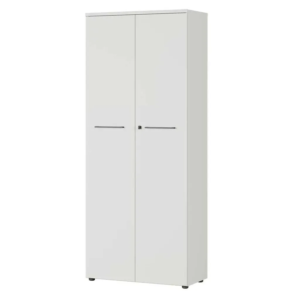 Wohnen Abschließbarer Akten Büroschrank in Lichtgrau - Ofledio