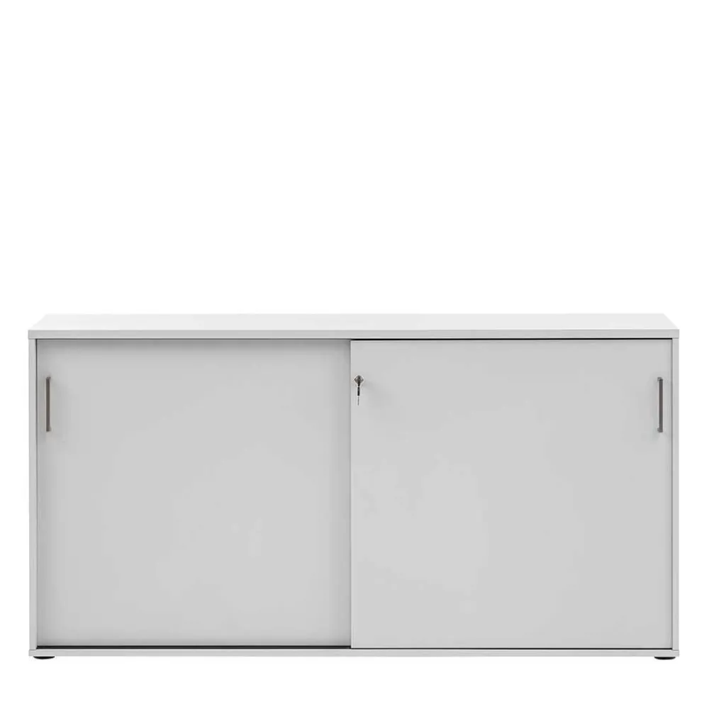 Wohnen Abschließbarer Büroschrank mit Schiebetüren - Bowsla