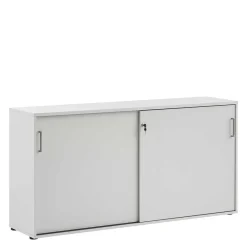 Wohnen Abschließbarer Büroschrank mit Schiebetüren - Bowsla