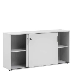 Wohnen Abschließbarer Büroschrank mit Schiebetüren - Bowsla