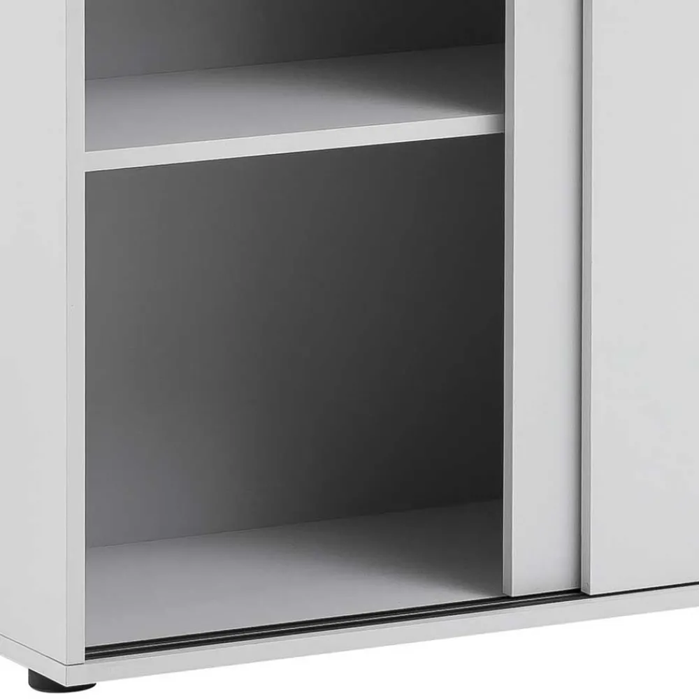 Wohnen Abschließbarer Büroschrank mit Schiebetüren - Bowsla