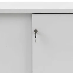 Wohnen Abschließbarer Büroschrank mit Schiebetüren - Bowsla