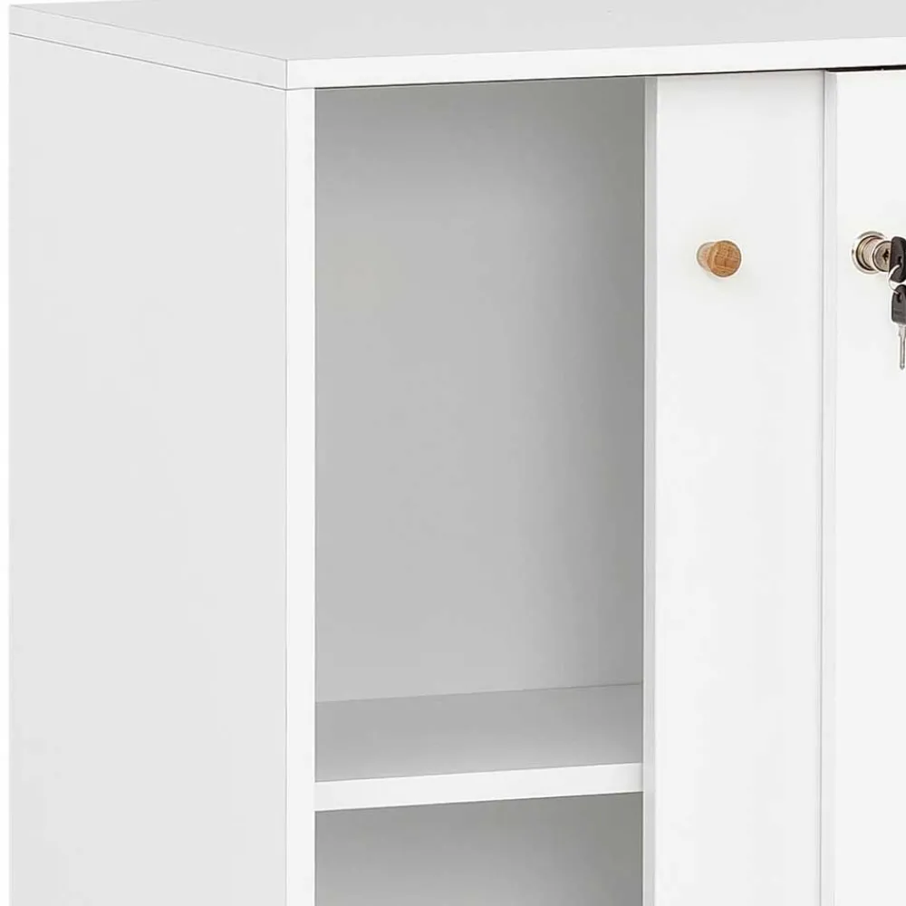 Wohnen Büroschränke*Abschließbarer Officeschrank mit Schiebetüren - Obtin