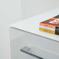 Wohnen Rollcontainer*Abschließbarer Rollcontainer in Weiß - Fidania