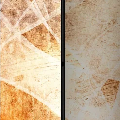 Wohnen Paravents*Abstrakter Print Paravent in Braun - Adinos