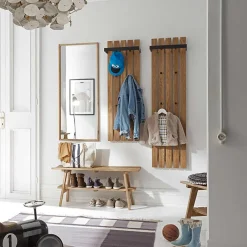 Wohnen Schuhschränke|Garderobenbänke*A-Design Dielenbank mit Ablage - Gangizo