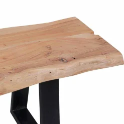 Wohnen Akazie Holzbank Lussina mit Baumkante