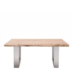 Wohnen Akazie Sofatisch mit gewachsener Kante - Thoros