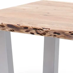 Wohnen Akazie Sofatisch mit gewachsener Kante - Thoros