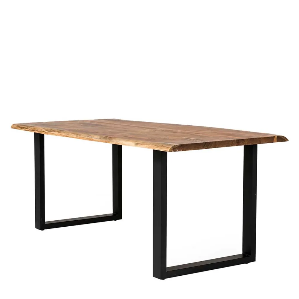 Wohnen Akazien Esstisch mit Baumkanten - Rai