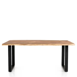 Wohnen Akazien Esstisch mit Baumkanten - Rai