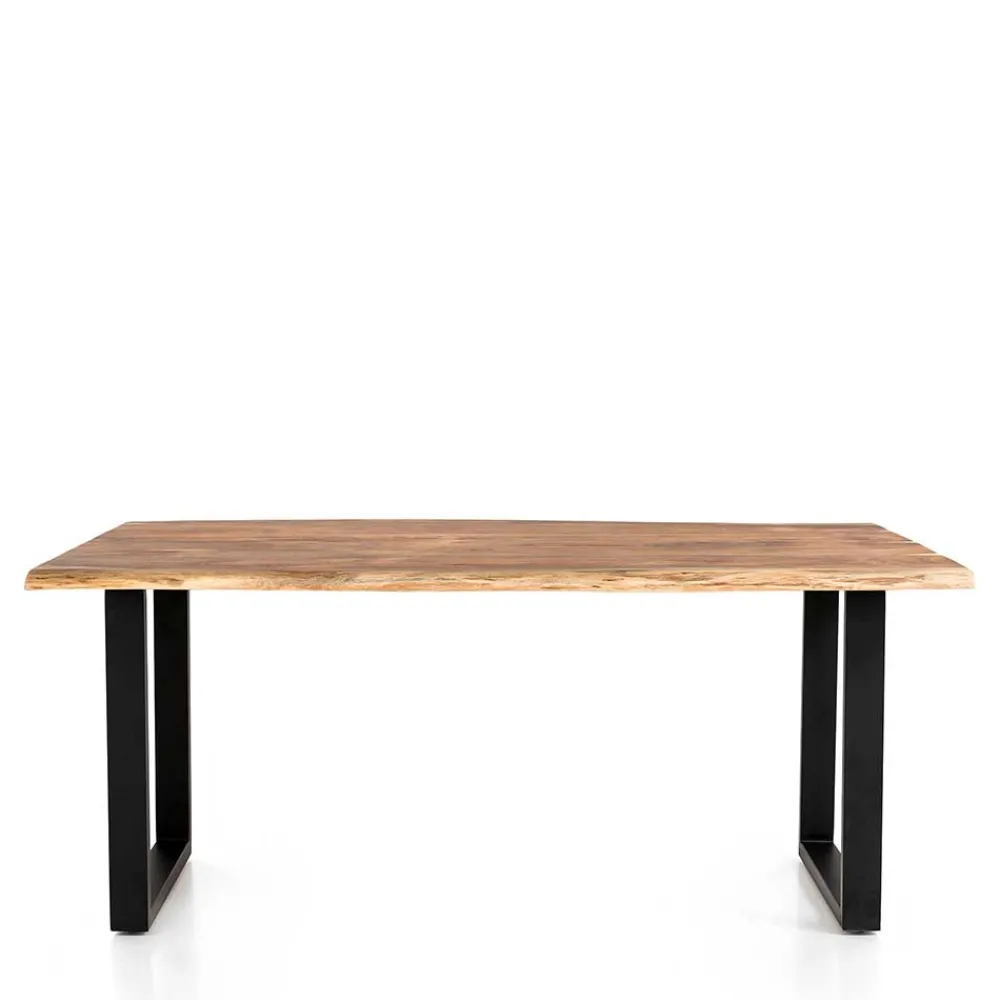 Wohnen Akazien Esstisch mit Baumkanten - Rai
