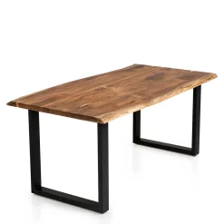 Wohnen Akazien Esstisch mit Baumkanten - Rai