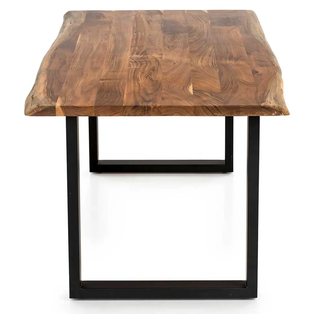 Wohnen Akazien Esstisch mit Baumkanten - Rai