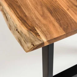 Wohnen Akazien Esstisch mit Baumkanten - Rai