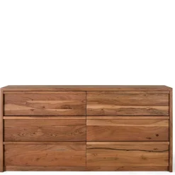 Wohnen Akazienholz Sideboard mit sechs Schubladen - Vomano
