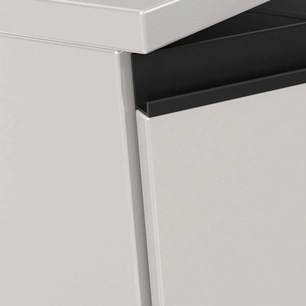 Wohnen Aktenordner Büroschrank 120 cm hoch - Great