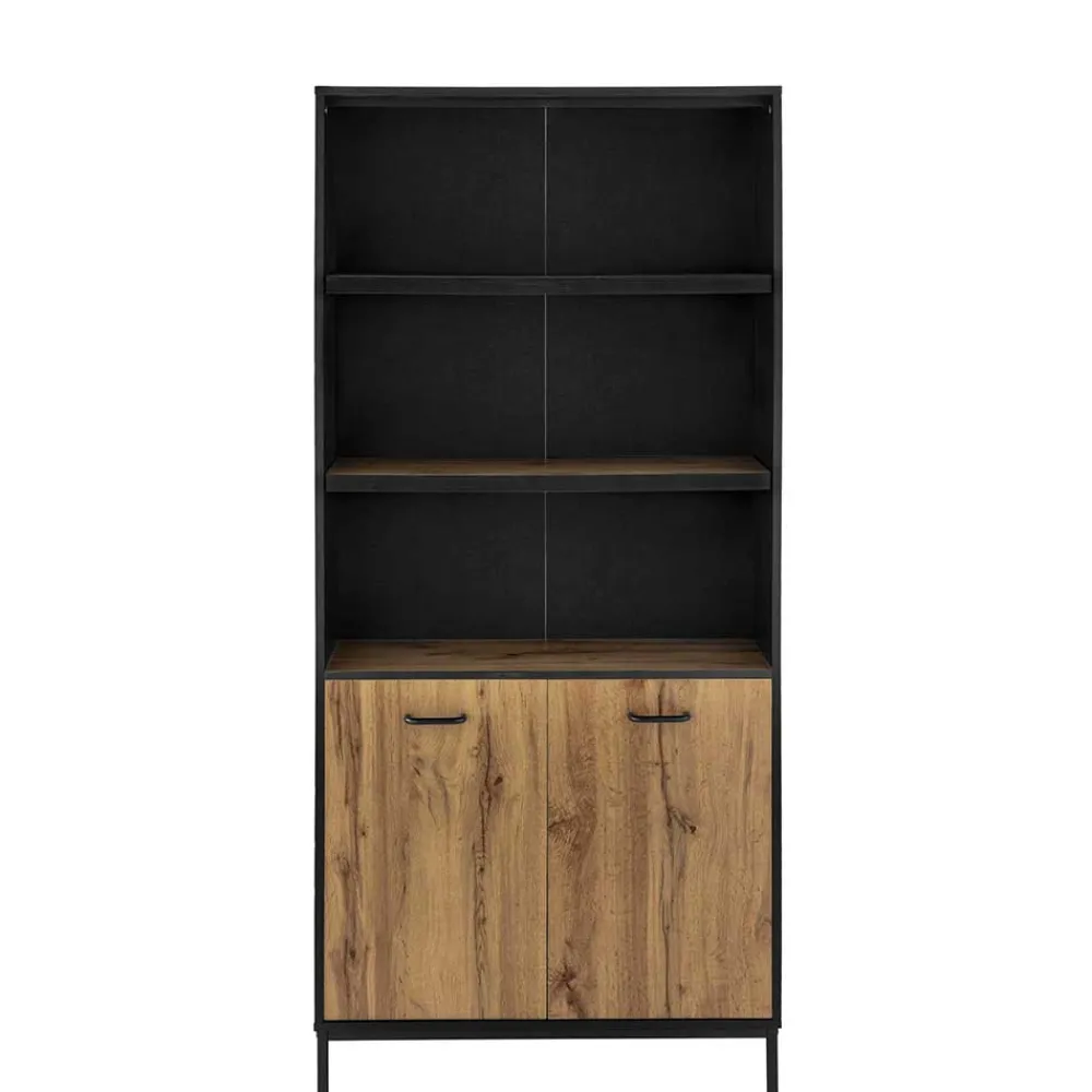 Wohnen Wohnzimmer-Regale|Büroregale*Aktenregal in Wildeiche Optik - Gunnar