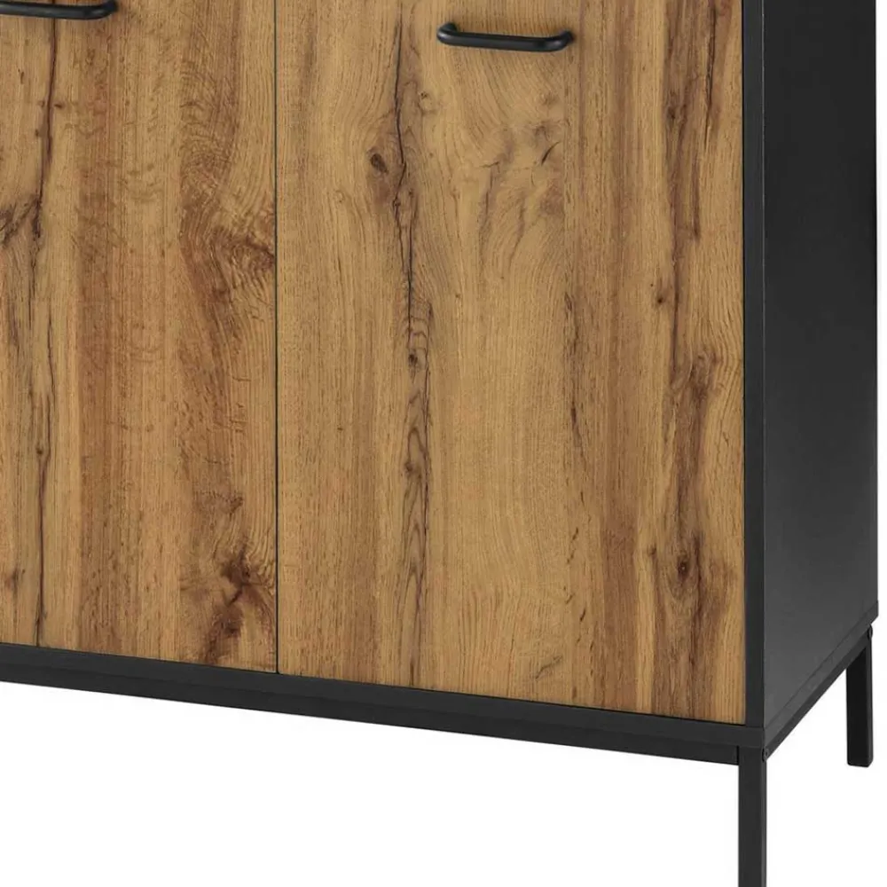 Wohnen Wohnzimmer-Regale|Büroregale*Aktenregal in Wildeiche Optik - Gunnar