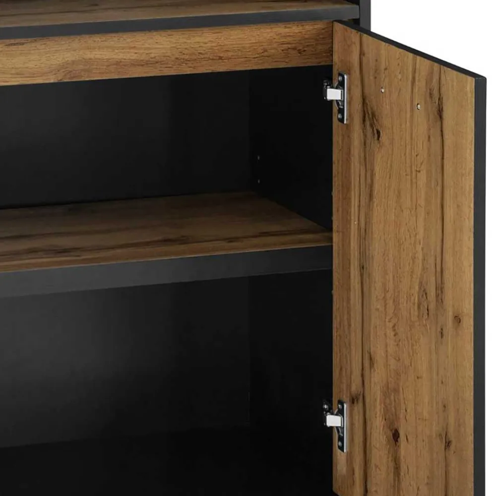 Wohnen Wohnzimmer-Regale|Büroregale*Aktenregal in Wildeiche Optik - Gunnar