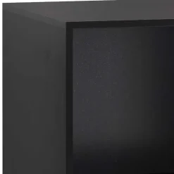 Wohnen Esszimmerregale|Regale*Aktenregal mit vier Fächern in Schwarz - Evasilica